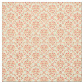 Butter und Cranberry Damask Stoff (Muster)
