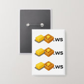 Butter-Waffel-Abzeichen Button (Vorderseite/Rückseite)