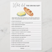 Butter - Was hat der Bräutigam zu Brautspiel gesag (Vorderseite)