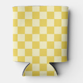 Butter Yellow Checkerboard Dosenkühler (Vorderseite)