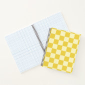 Butter Yellow Checkerboard Notizblock (Innenseite)