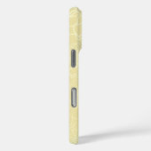 Butter Yellow Floral Script iPhone / iPad Gehäuse Case-Mate iPhone Hülle (Rückseite / Rechts)