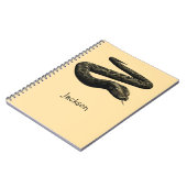 Butter Yellow Green & Orange Frog Notizblock (Linke Seite)