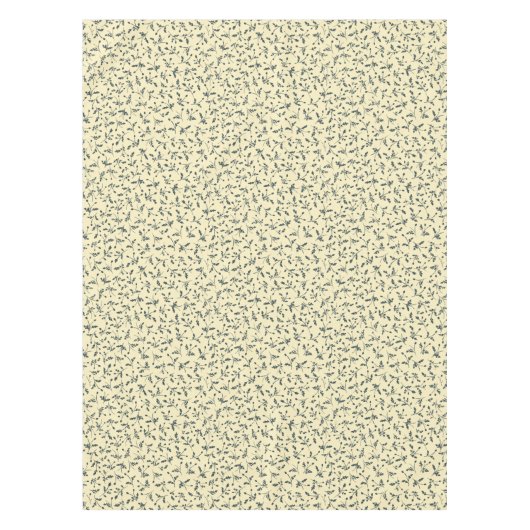 Butter Yellow Modern Farmhouse Daisy Buds Pattern Tischdecke (Vorderseite)