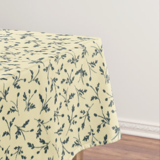 Butter Yellow Modern Farmhouse Daisy Buds Pattern Tischdecke