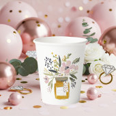 Butter Yellow She Found Her Honey Bee Bridal Party Pappbecher