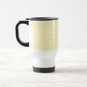Butter Yellow Solid Color Reisebecher (Links)