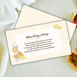 Butter zusammen bringen bitte ein Rezept Begleitkarte