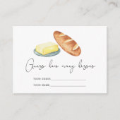 Butter zusammen, raten Sie, wie viele Küsse Bridga Begleitkarte (Vorderseite)