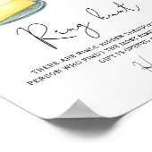 Butter zusammen Ring Jagd Brautparty Spiel Poster (Ecke)