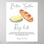 Butter zusammen Ring Jagd Brautparty Spiel Poster (Vorne)