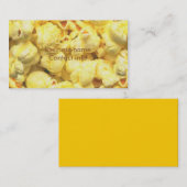 BUTTERARTIGES POPCORN VISITENKARTE (Vorne/Hinten)