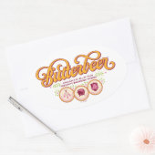 BUTTERBEER™ Available At Wizarding Taverns Ovaler Aufkleber (Umschlag)