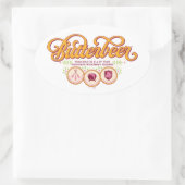 BUTTERBEER™ Available At Wizarding Taverns Ovaler Aufkleber (Tasche)