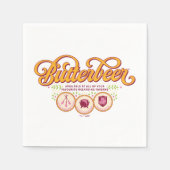 BUTTERBEER™ Available At Wizarding Taverns Serviette (Vorderseite)