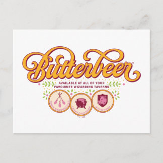 BUTTERBEER™ Erhältlich in den zauberhaften Taverne Postkarte