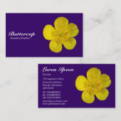 Butterblume - Deep Purple 330066 Visitenkarte (Vorne/Hinten)