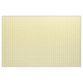 Butterblume-gelber u. weißer Gingham-Karo Stoff (Yard (91,4 cm))