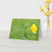 Butterblume Karte (Gelbe Blume)