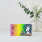 "Butterblume-" Schalen-Kuchen-feenhafte Visitenkarte (Stehend Vorderseite)