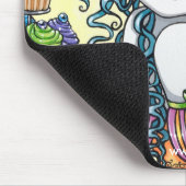 Butterblume-Schnitt-Kuchen-Regenbogen-Fee Mousepad (Ecke)