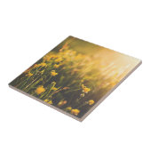 Butterblume-Sonnenuntergang Fliese (Seite)