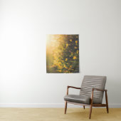 Butterblume-Sonnenuntergang Wandteppich (Beispiel)