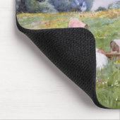 Butterblumeen und Gänseblümchen Mousepad (Ecke)