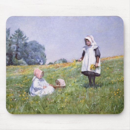 Butterblumeen und Gänseblümchen Mousepad (Vorne)
