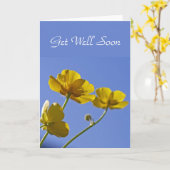 Butterblumekarte Karte (Gelbe Blume)