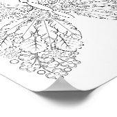 Butterblumen #13 Fantasy Coloring Poster (Ecke)