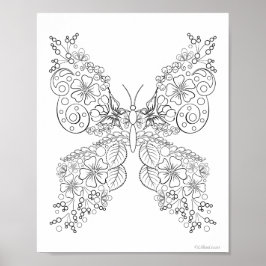 Butterblumen #8 Farbplakat Poster
