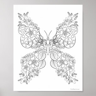 Butterblumen #8 Farbplakat Poster