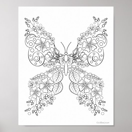 Butterblumen #8 Farbplakat Poster (Vorne)