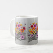 Butterblumen in Technicolor Kaffeetasse (Vorderseite Links)