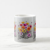 Butterblumen in Technicolor Kaffeetasse (Mittel)