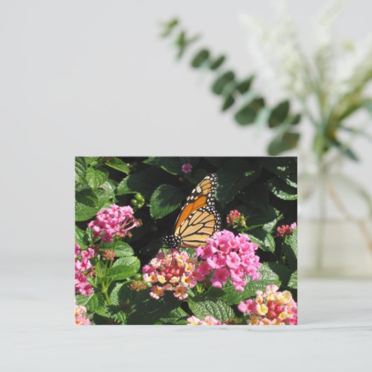 Butterblumen Postkarte (Stehend Vorderseite)