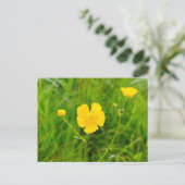 Butterblumen postkarte (Stehend Vorderseite)