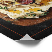 Butterboard Rezeptkarte Druck Poster (Ecke)