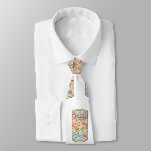 Butterbohnenmuster Krawatte (Gebunden)
