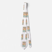 Butterbohnenmuster Krawatte (Vorderseite)