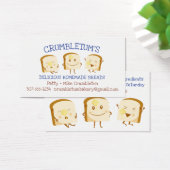 Butterbrot in Scheiben Backform Visitenkarte (Schreibtisch)