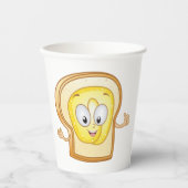 Butterbrot Pappbecher (Vorderseite)