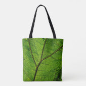 Butterbur Blatt Venen grün Tasche (Rückseite)