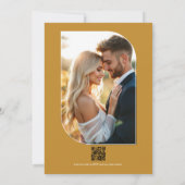 Buttercream, Vanilla Silk & Soft Apricot Wedding Einladung (Rückseite)