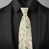 Buttercreme-Blätter Krawatte