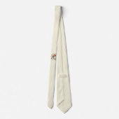 Buttercreme Floral Bouquet Krawatte (Rückseite)