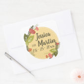 Buttercreme Gelbe Aufkleber (Umschlag)