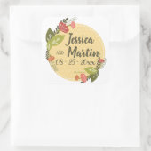 Buttercreme Gelbe Aufkleber (Tasche)