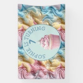 Buttercreme-Icing-Party Geburtstag Banner (Vertikal)
